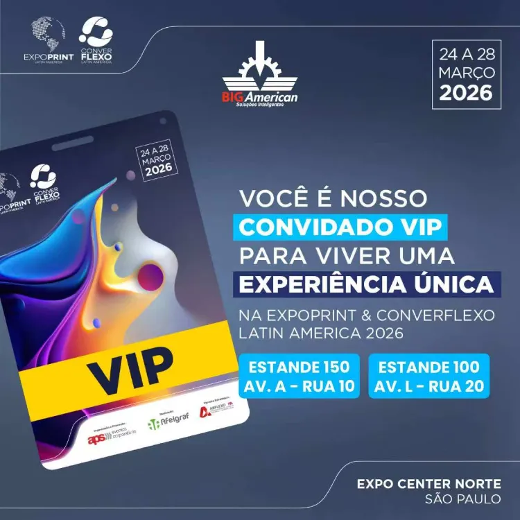 새로운 SATR 원저우 FEIHUA 인쇄 기계 CO.,LTD. ExpoPrint Latin America 2026에 참가하여 고품질 제품을 전 세계와 공유할 예정입니다.